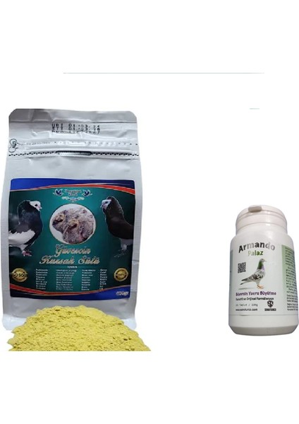 Yavru Güvercin Elle Besleme Maması 600 gr + Yavru Hapı ve Performans 300 Tablet Yavru Büyütme Hapı