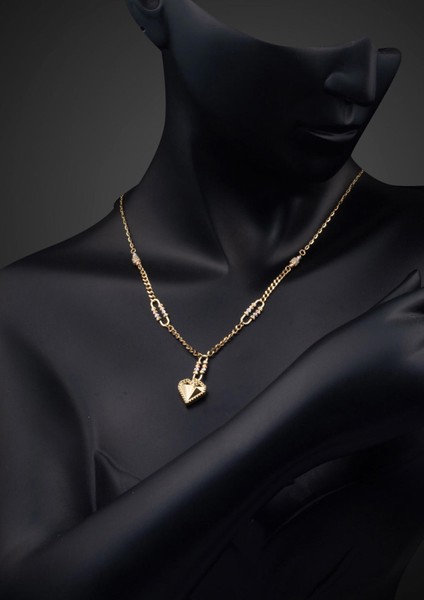 Kalp Zinciri 14 Ayar Altın Kolye fırsatları