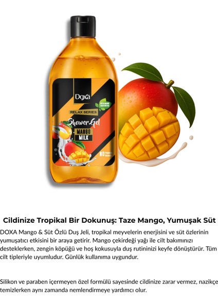 Mango & Süt Özlü Duş Jeli – 400 ml 2li Set fiyatları
