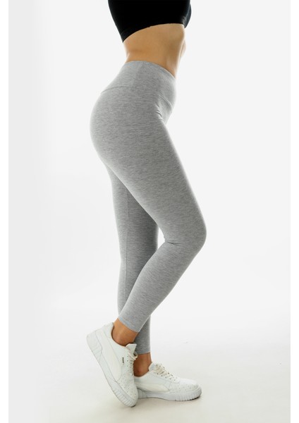 Kalın Kemer (Likralı) Yüksekbel Uzun Kadın Tayt 2042 modelleri