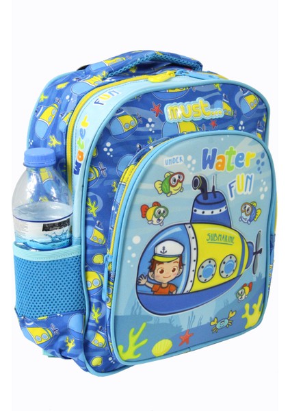 585024 Sea Submarine Anaokulu Sırt Çantası-Mavi modelleri