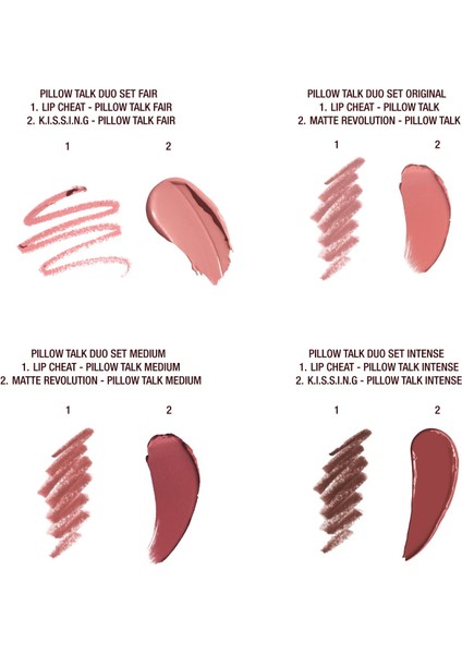 Pillow Talk Duo Set - Dudak Seti Pillow Talk Original (1,5 G + 0,8 G) fırsatları