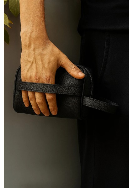 Çift Kulplu Deri Görünümlü Erkek El Çantası fırsatları