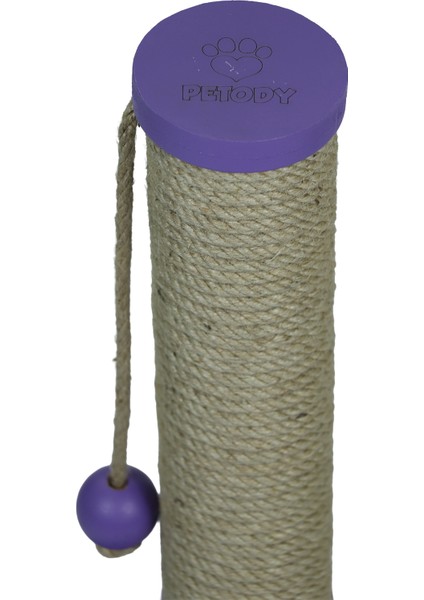 Orchid – Doğal Ahşap 50 cm Renkli Kapaklı Jüt Kedi Tırmalama Direği fırsatları