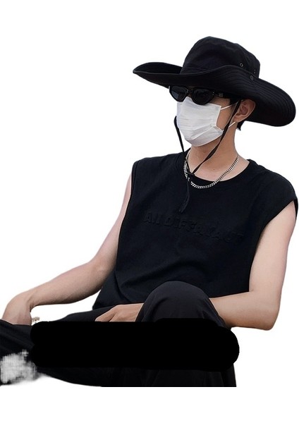 Kovboy Şapkası Kadın Yaz Büyük Siperlikli Kamp Balıkçı Şapkası Güneş Koruması Güneşlik Açık Tırmanma Yürüyüş Şapkası (Yurt Dışından) modelleri