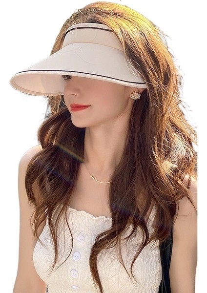 Kadınlar Için Uv Korumalı Yeni Yaz Güneş Şapkası, Seyahat Için Içi Boş Üst Güneş Şapkası, Açık Havada Büyük Siperlikli Güneş Şapkası (Yurt Dışından) modelleri