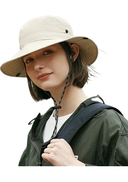 Açık Hava Balıkçı Şapkası Yaz Güneşliği Ultraviyole Işınlarına Karşı Dayanıklı Nefes Alabilen Dağcılık Şapkası Aşınmaya Dayanıklı Su Geçirmez Balıkçı Şapkası (Yurt Dışından)