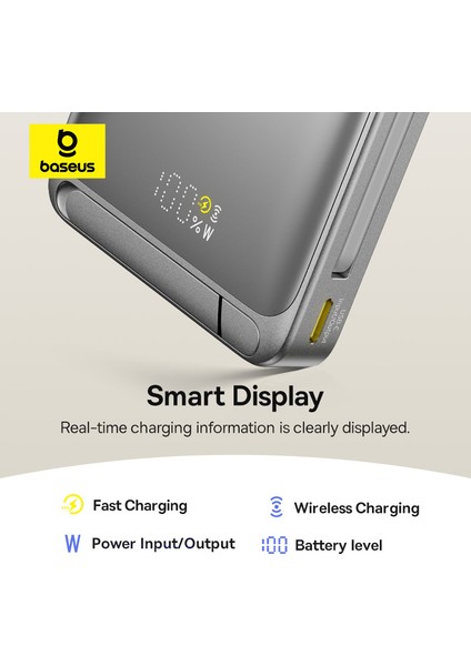 Nomos Qi2 Kickstand Magnetic Power Bank