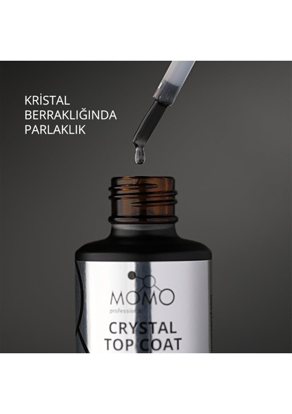 Kalıcı Oje Için Crystal Top Coat, Nano Fırçalı, 18 ml indirimleri