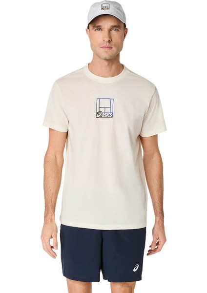 Court Core Graphic Tee Erkek Beyaz 2041A355-200
