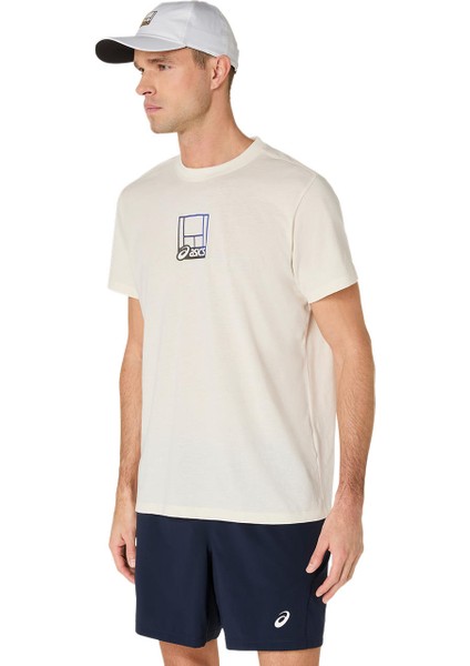 Court Core Graphic Tee Erkek Beyaz 2041A355-200 fiyatları