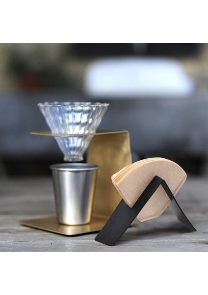 Metal Filtre Kahve Kağıdı Tutucu Stand Aparatı indirimleri