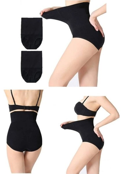 Yüksek Bel Külot Korse Popo Toparlayıcı Göbek Bel