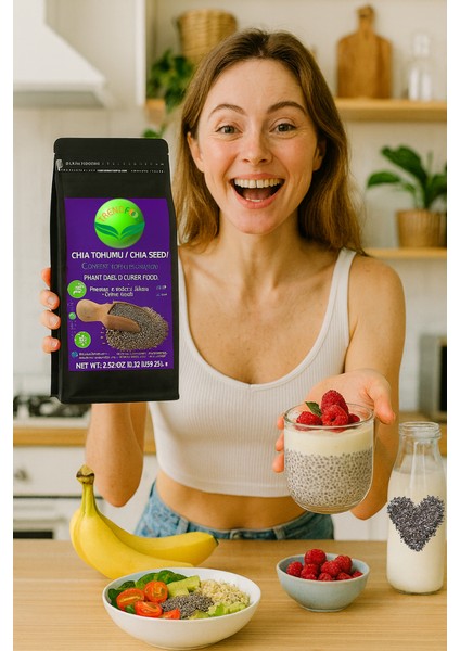 Chia Tohumu | 500 G | Yüksek Lif & Omega‑3 Içerikli %100 Bitkisel | Süper Gıda | Vegan | Gluten‑free fırsatları