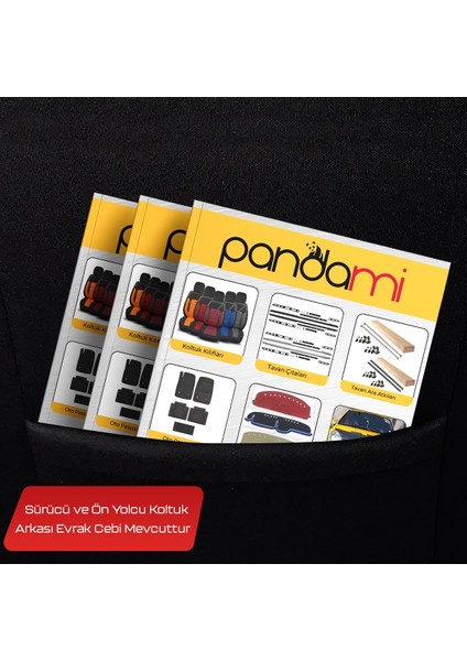 Nissan Pixo 2009-2013 Uyumlu 1+1 Krem Tay Tüyü Koltuk Kılıfı