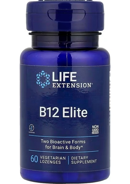 B12 Elite 60 Vegetarian Lozenges (1,000 Mcg Per Lozenge)