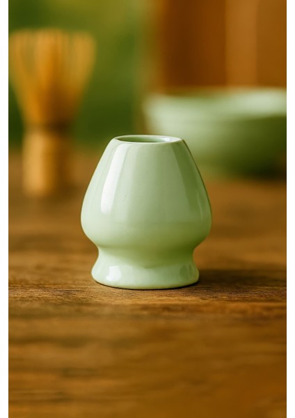 Seramik Matcha Çayı Fırça Bamboo Whisk Tutucu Köpürtücü Tutacağı CIN580 modelleri