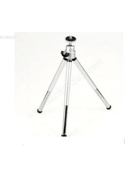 Metalik Renk Tripod 3 Yönlü Profesyonel Mini
