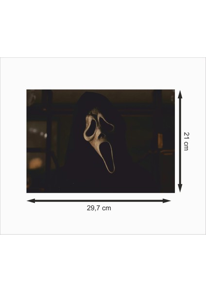 Çığlık Maske Dekoratif Ahşap Poster fiyatları