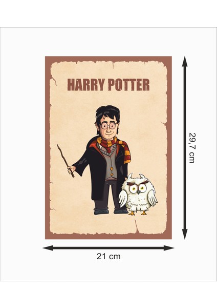 Harry Potter 1 Dekoratif Retro Ahşap Poster fiyatları
