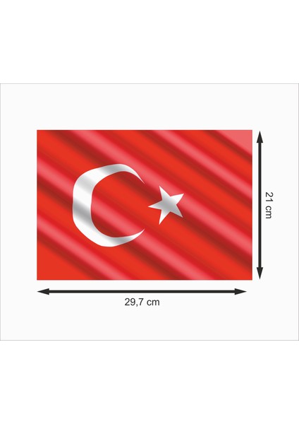 Türk Bayrağı Dalgalı Dekoratif Ahşap Poster fiyatları