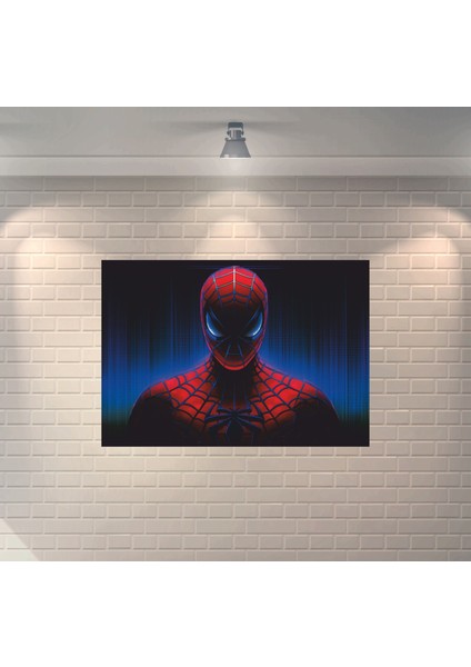 Örümcek Adam Dekoratif Ahşap Poster