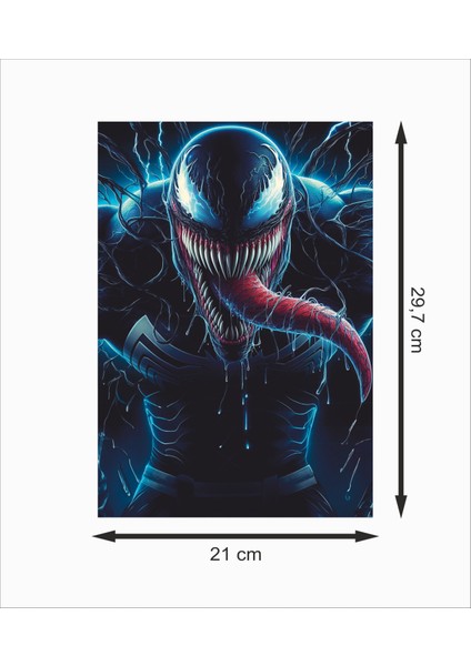 Venom Zehirli Öfke 2 Dekoratif Retro Ahşap Poster fiyatları