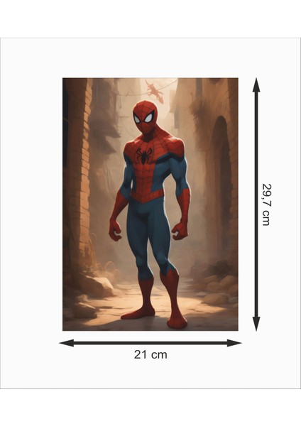 Örümcek Adam 5 Dekoratif Retro Ahşap Poster fiyatları