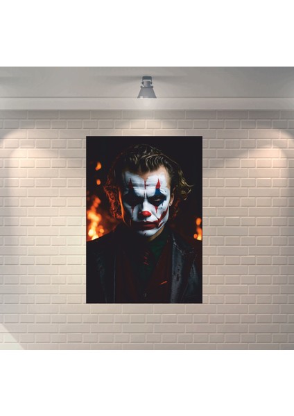 Joker 2 Dekoratif Retro Ahşap Poster