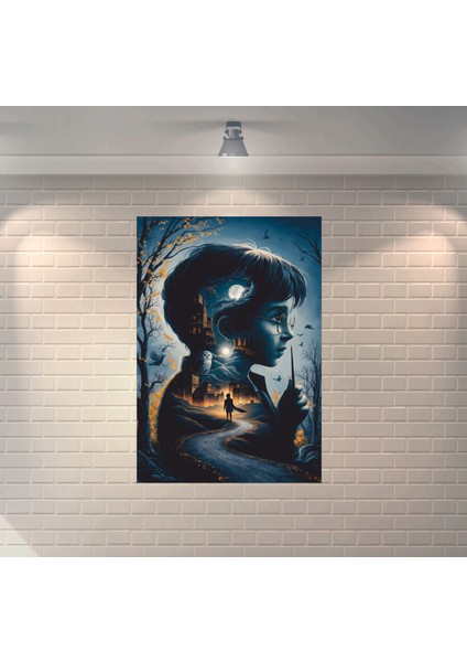 Harry Potter 4 Dekoratif Retro Ahşap Poster