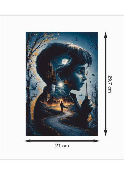 Harry Potter 4 Dekoratif Retro Ahşap Poster fiyatları