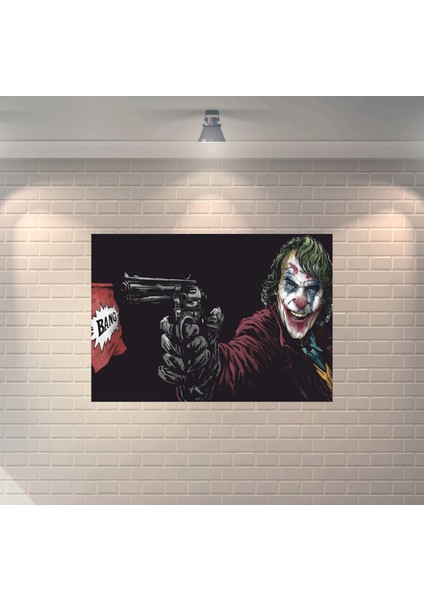 Joker 4 Dekoratif Ahşap Poster