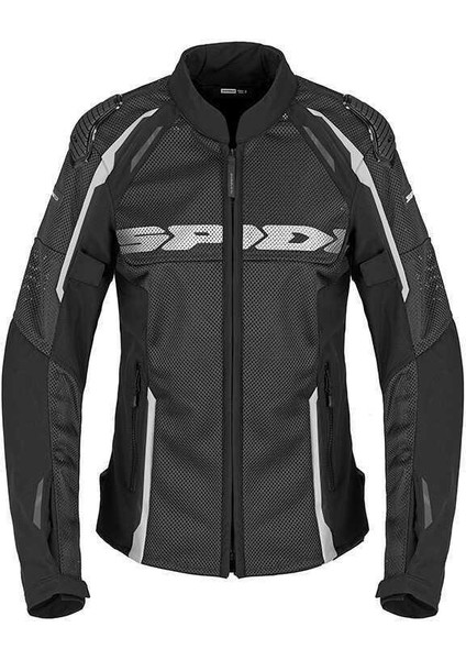 Spıdı Race Warrıor 2 Net Lady Yazlık Ceket Siyah Beyaz