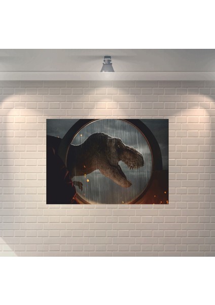 Jurassic World Dominion Dekoratif Ahşap Poster