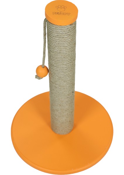 Tangerine – Doğal Ahşap 50 cm Renkli Kapaklı Jüt Kedi Tırmalama Direği fiyatları