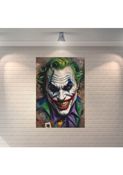 Joker 3 Dekoratif Retro Ahşap Poster
