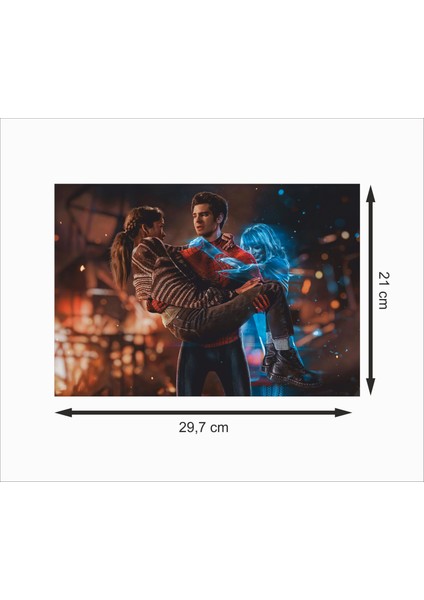 Örümcek Adam Mj Anısına Dekoratif Ahşap Poster fiyatları