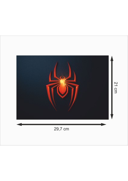 Örümcek Adam Logosu Dekoratif Ahşap Poster fiyatları