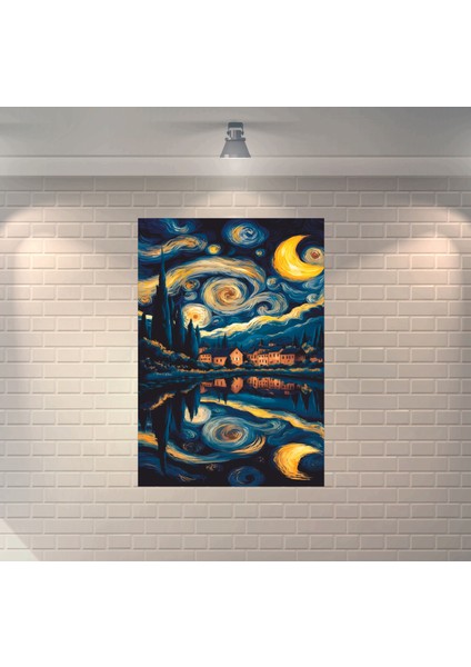 Van Gogh Art 2 Dekoratif Ahşap Poster