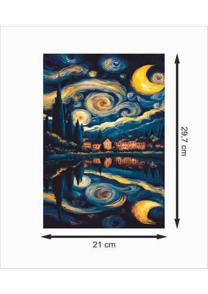 Van Gogh Art 2 Dekoratif Ahşap Poster fiyatları