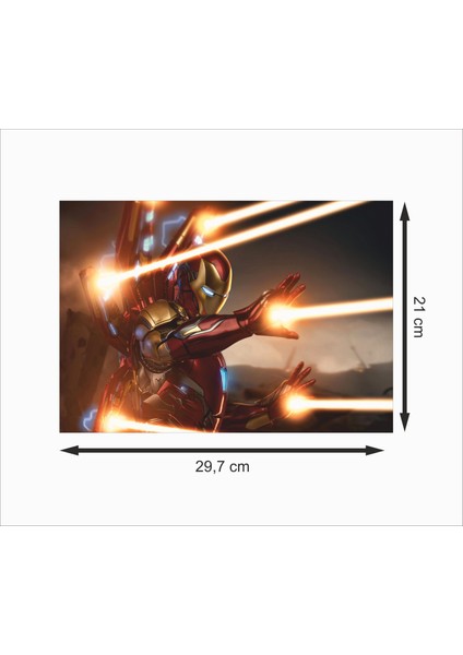 Iron Man Demir Adam 3 Dekoratif Ahşap Poster fiyatları