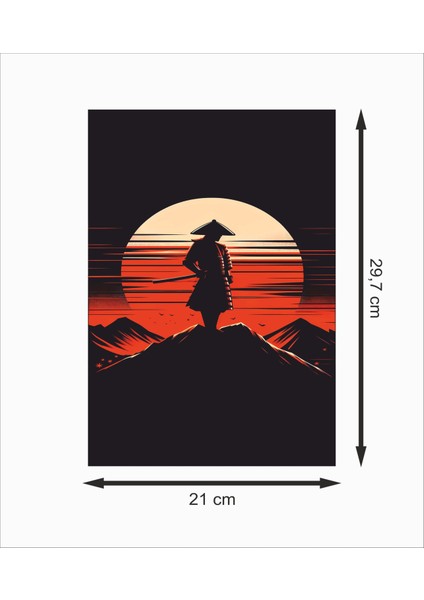 Samuray Anime 5 Dekoratif Ahşap Poster fiyatları