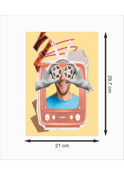 Collage Sinema Dekoratif Ahşap Poster fiyatları