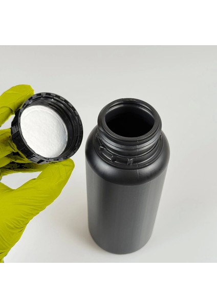 Bıodaks Plastik Yuvarlak Şişe 1000 ml Siyah - Kapaklı 10 Adet fiyatları
