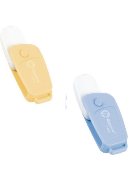 0621 Sarı - Mavi Açılır Anahtarlık Yumuşak Silgi (2 Adet)