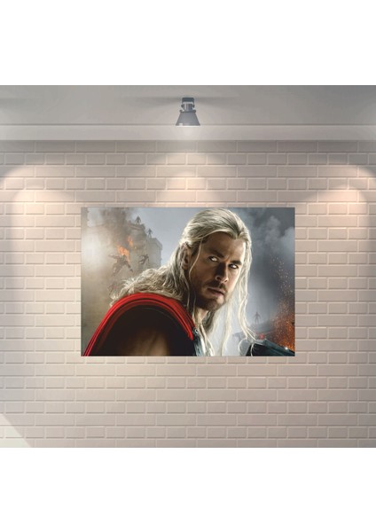Thor 1 Dekoratif Ahşap Poster
