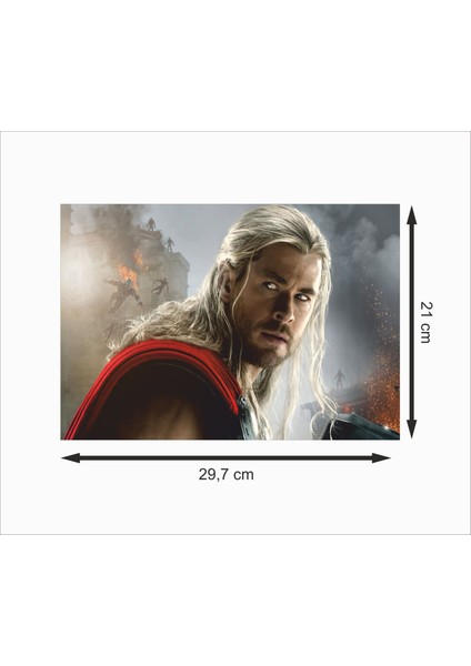 Thor 1 Dekoratif Ahşap Poster fiyatları