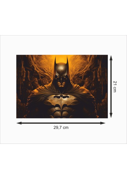 Batman 5 Dekoratif Retro Ahşap Poster fiyatları