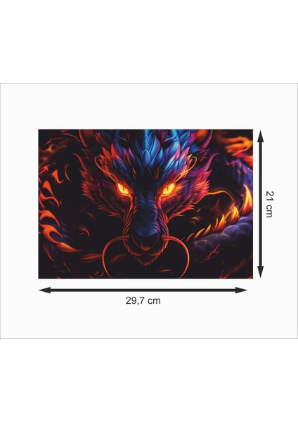 Ejderha Dekoratif Ahşap Poster fiyatları