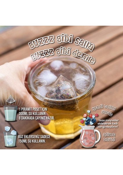 (2 adet)Soğuk Demleme Naneli Çilek Aromalı Detoks Çayı fırsatları
